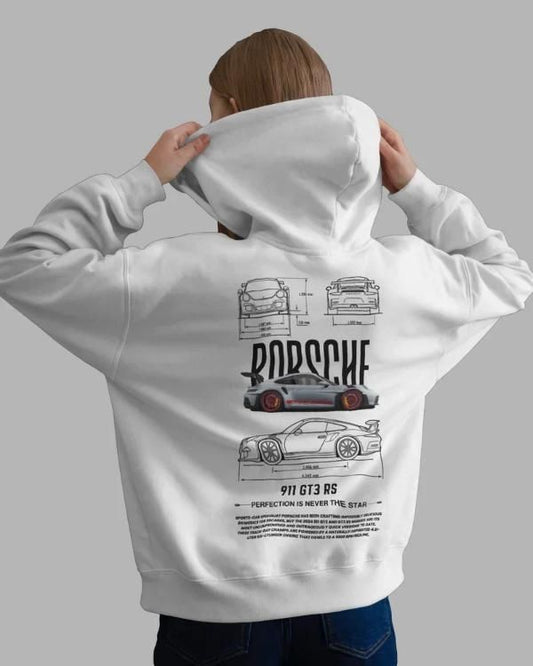 Men’s Graphic Print White Hoodie – Streetwear Style & Everyday Comfort